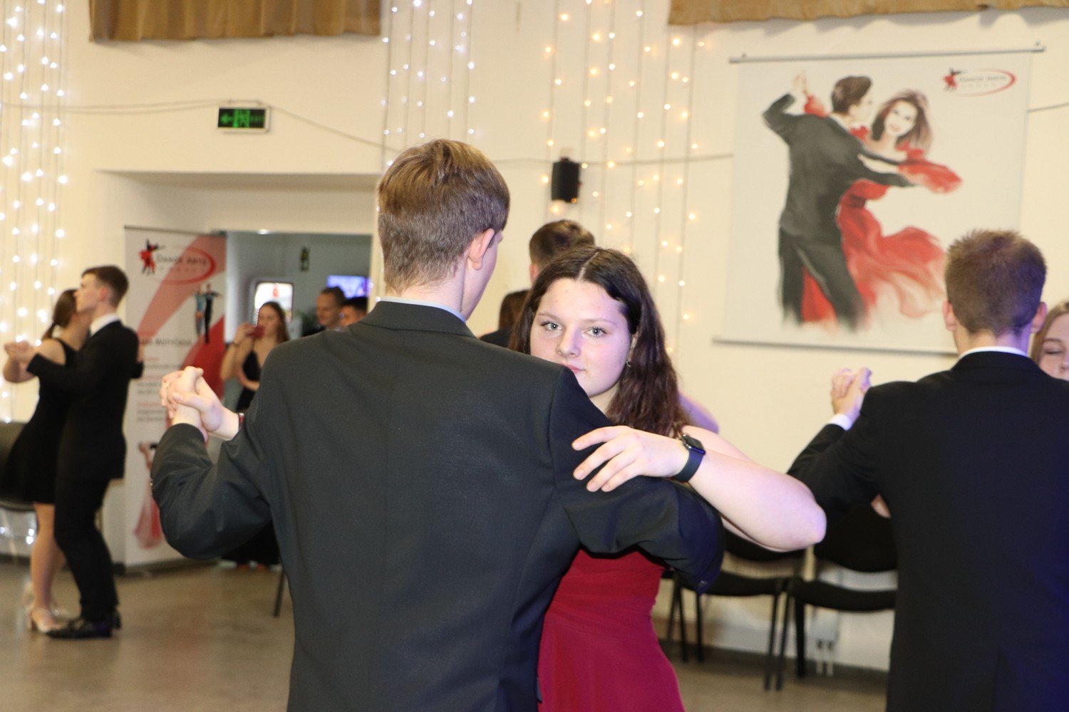 Středoškolské taneční 17.2.2022 Červený kurz
